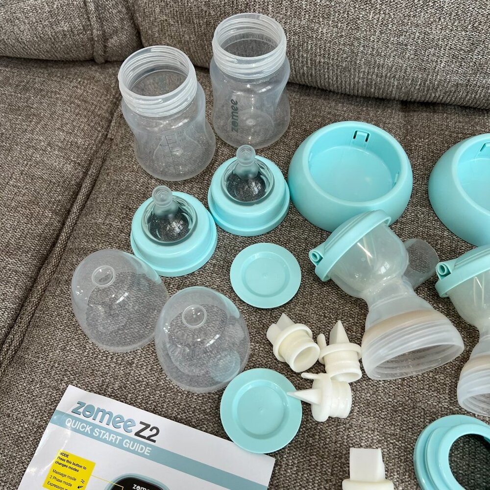 Zomee Z2 Double Electric Breast Pump in Box Nearly New - Picture 6 of 14